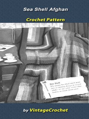 cover image of Sea Shell Afghan Vintage Crochet Pattern